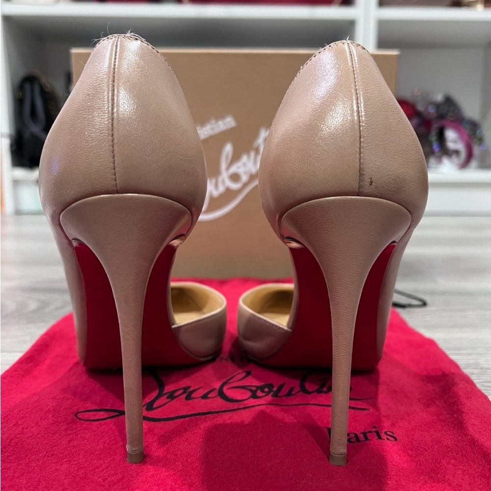 Iriza 100 mm pumps - Christian Louboutin nude heels